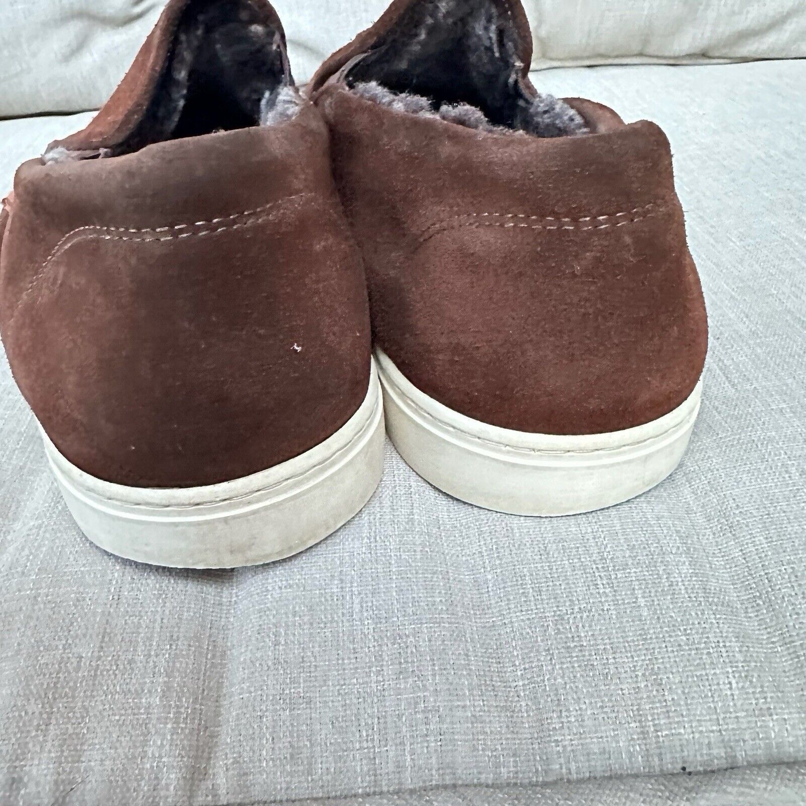 Allen Edmonds Allen Edmonds Courtside Slip On Shearling Loafer Suede 9.5 Size US 9.5 / EU 42-43 - 5 Thumbnail