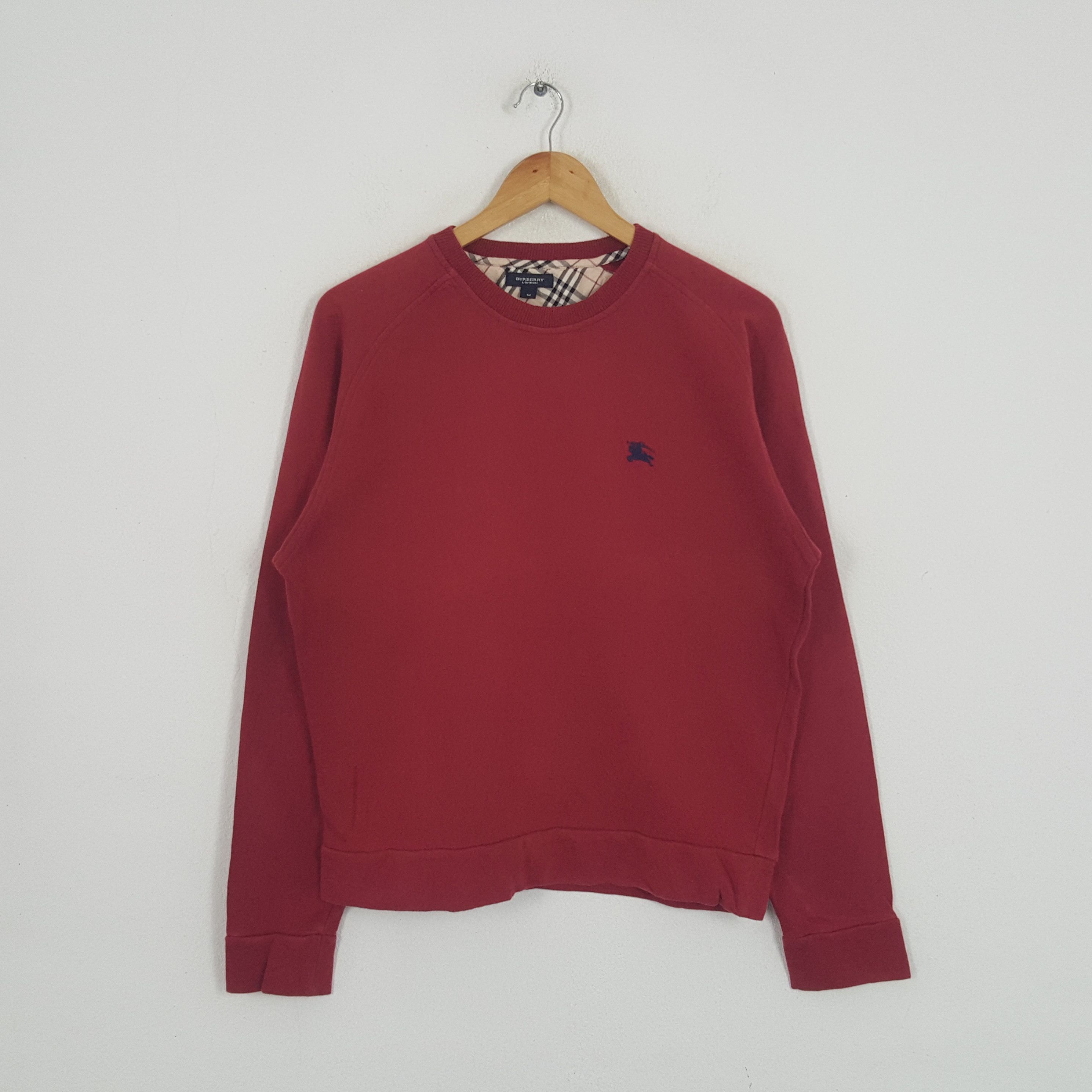Burberry × Vintage Vintage Burberry London Nova Check Designer Sweatshirt Size US M / EU 48-50 / 2 - 3 Thumbnail