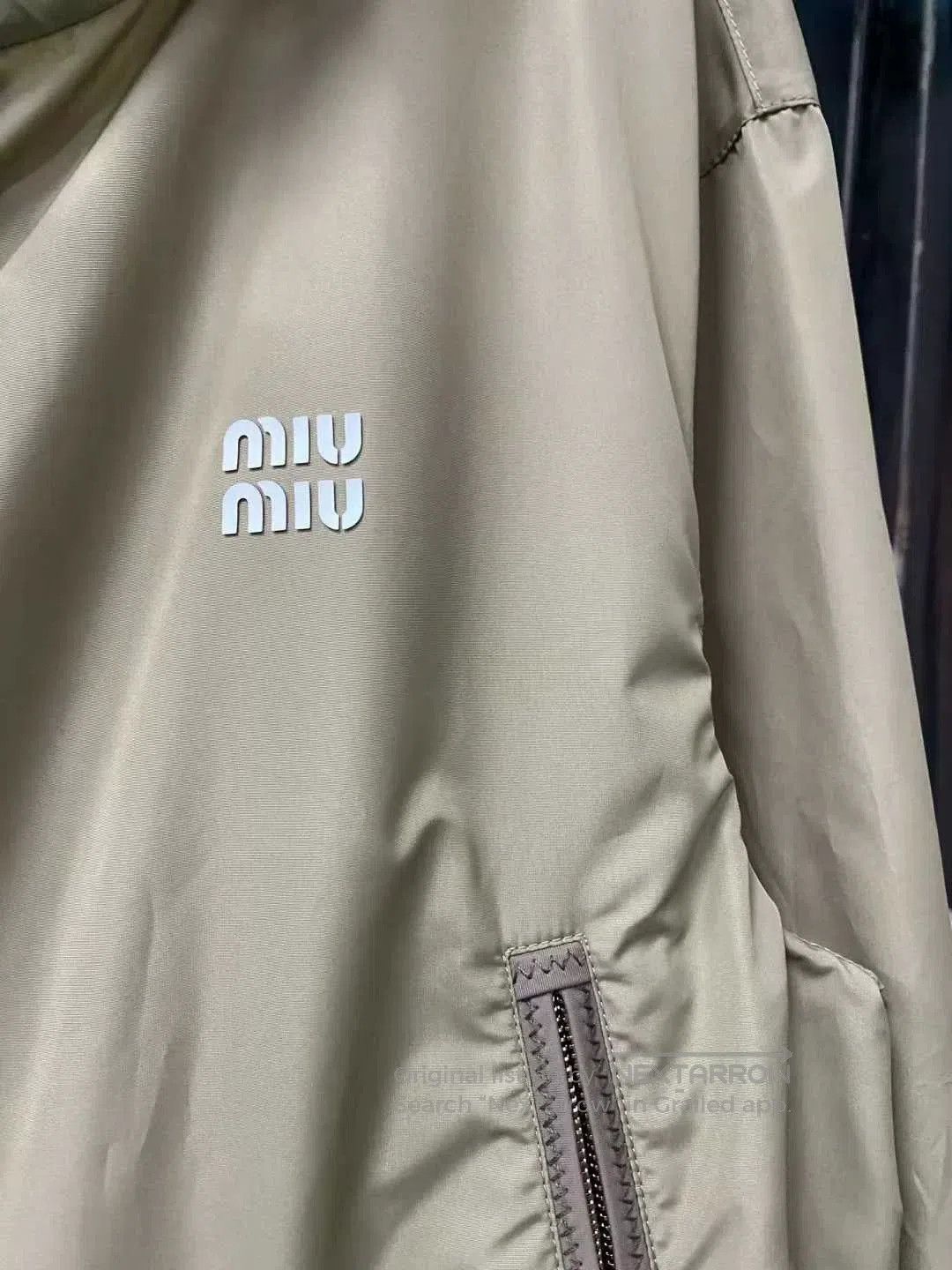 Miu Miu Miu Miu Khaki Zipper Jacket. Size M / US 6-8 / IT 42-44 - 5 Thumbnail
