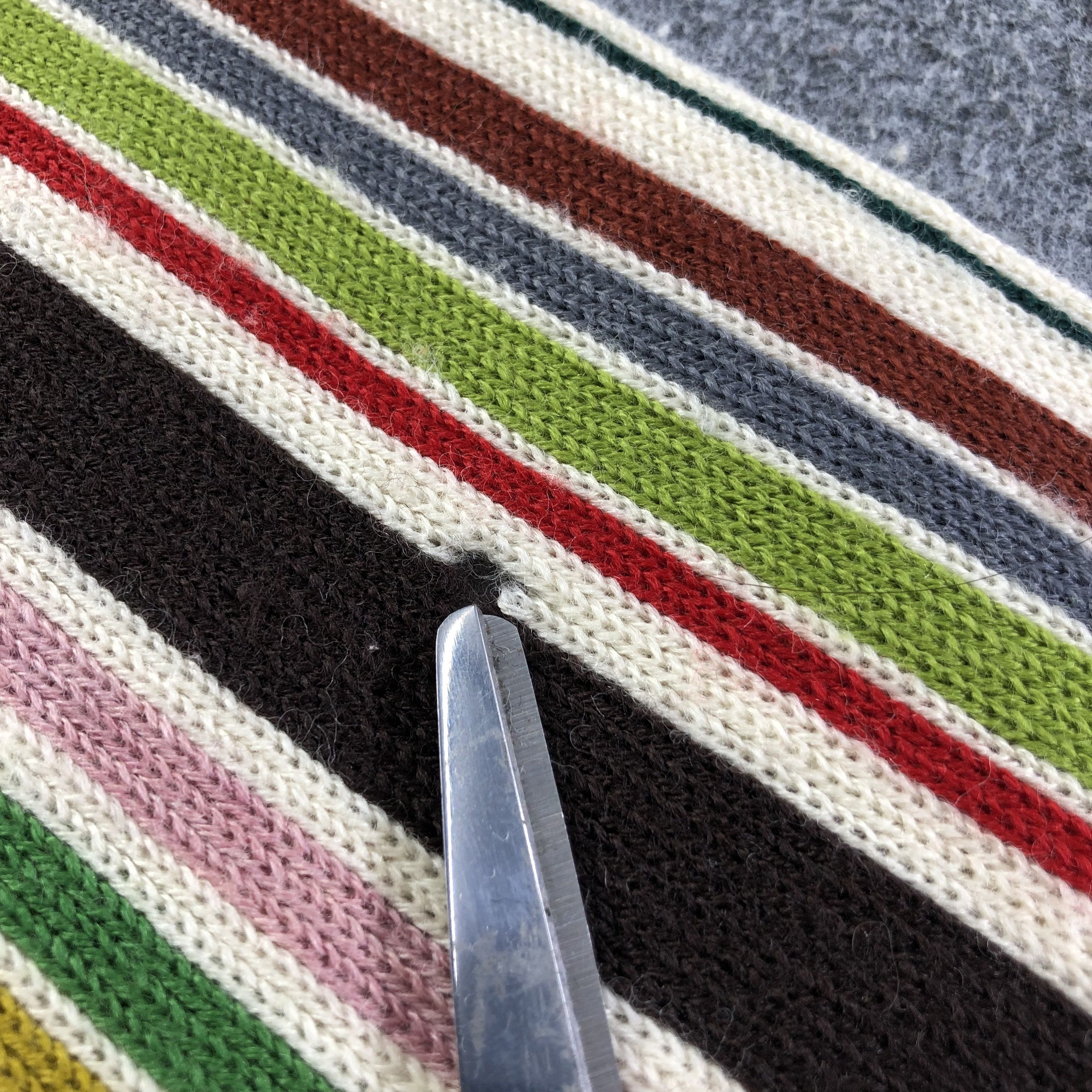 Paul Smith Paul Smith Knit Striped Wool Scarf Muffler V1815 Size ONE SIZE - 9 Thumbnail