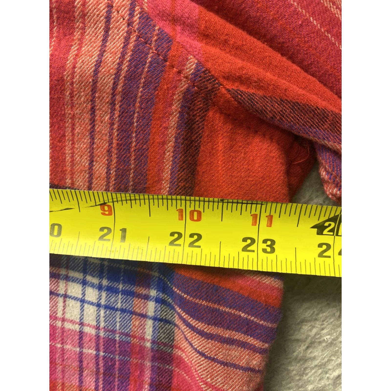 Orvis Orvis Shirt Womens L Red Purple White Plaid Button Up Outdoors Ladies 102-16 Red Button Collared Casual All Seasons Pockets Cotton Polyester Spandex Size L / US 10 / IT 46 - 5 Thumbnail