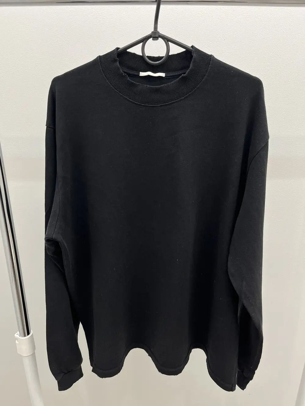 Japanese Brand Nice Rice Oversized Torn Neck Distressed Sweatshirt Size US M / EU 48-50 / 2 - 1 Thumbnail