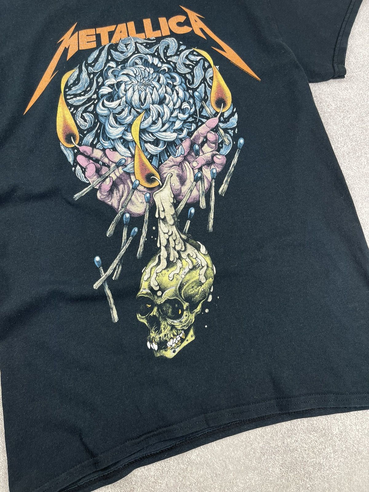 Band Tees × Metallica × Vintage Vintage Metallica Rock Band T-Shirt Size US S / EU 44-46 / 1 - 2 Thumbnail