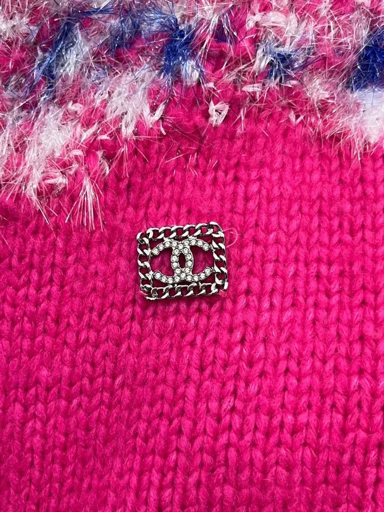 Chanel Chanel 21 autumn and winter pink bright line knitted pullo Size XS / US 0-2 / IT 36-38 - 4 Thumbnail