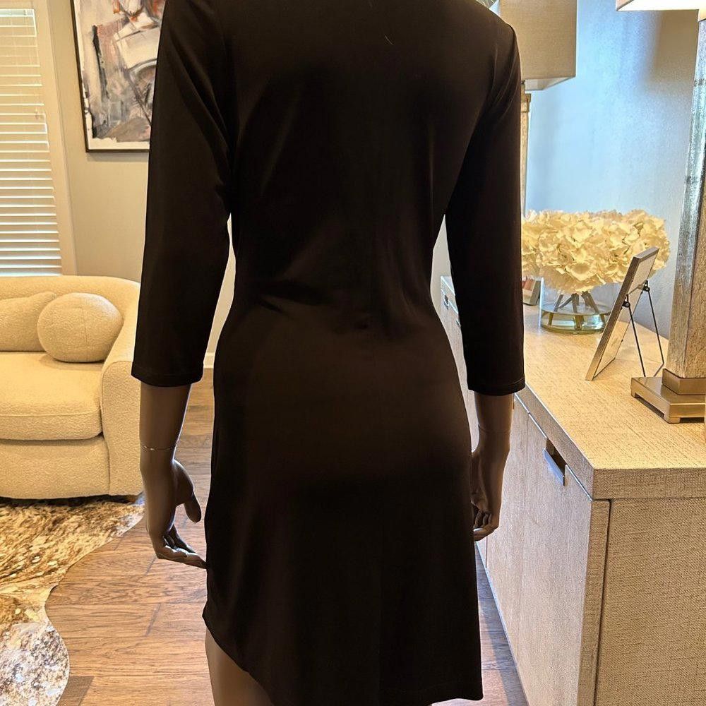 Express Express Black Dress with Exposed Side Zipper/Slit Size M / US 6-8 / IT 42-44 - 8 Thumbnail