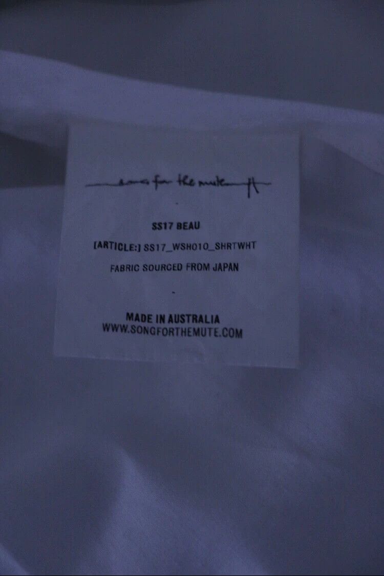 Song For The Mute Song For The Mute size 34 ribbon shirt Size US S / EU 44-46 / 1 - 5 Thumbnail