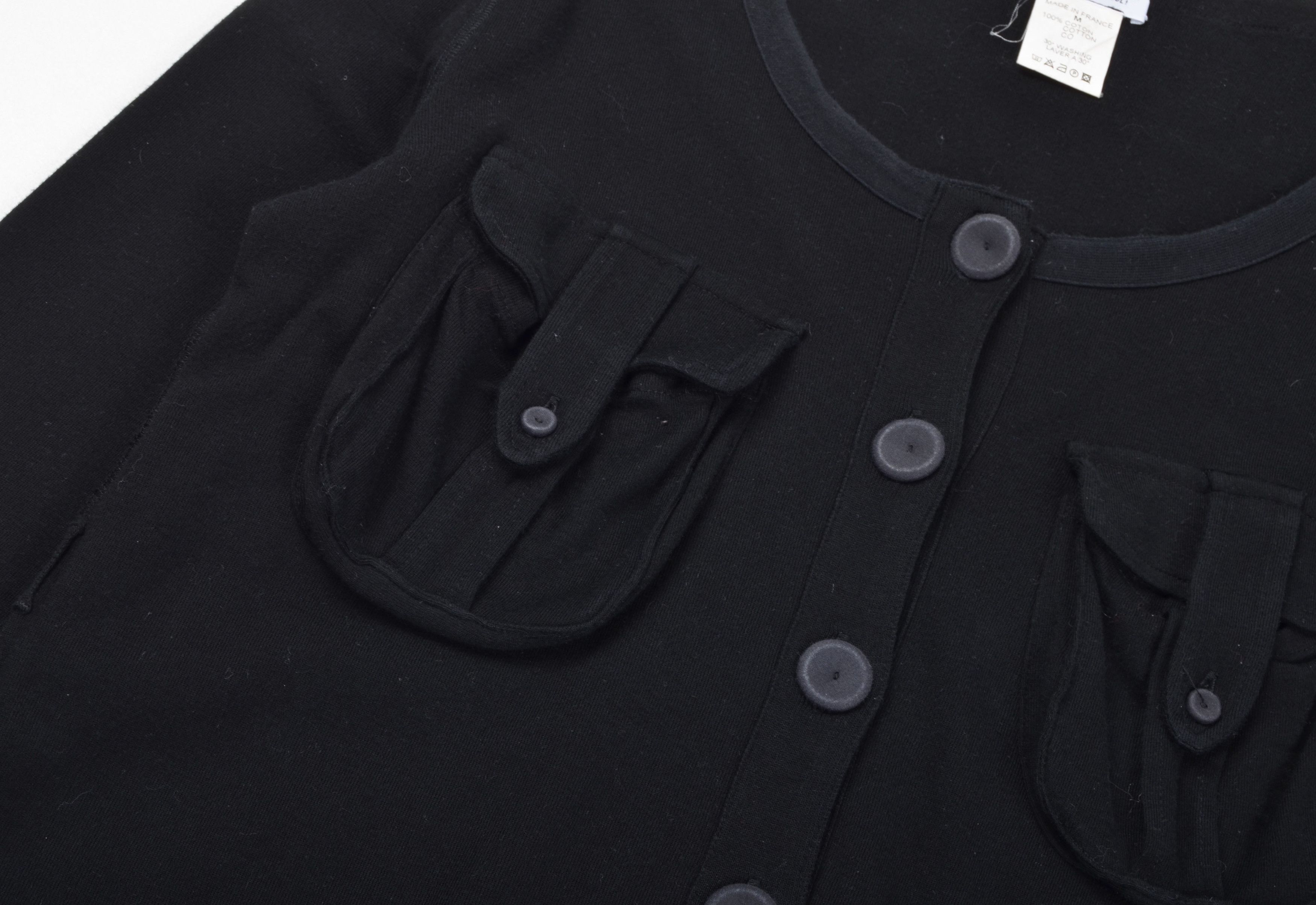 Sonia Rykiel Vintage Sonia Rykiel 90's Black Long Sleeve Cardigan Size M / US 6-8 / IT 42-44 - 5 Thumbnail