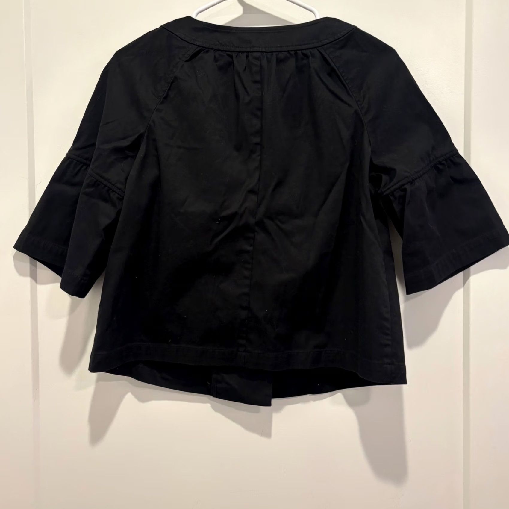 Talbots Talbots Black Cropped Swing Jacket - Size 4 - Classic Womens Size 27" / US 4 / IT 40 - 3 Thumbnail