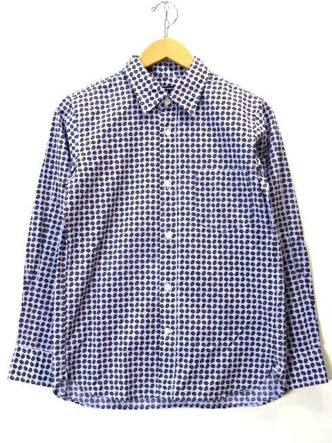 Comme des Garcons Homme Plus Shirt Paisley Pattern Long Sleeve Size US XS / EU 42 / 0 - 1 Thumbnail