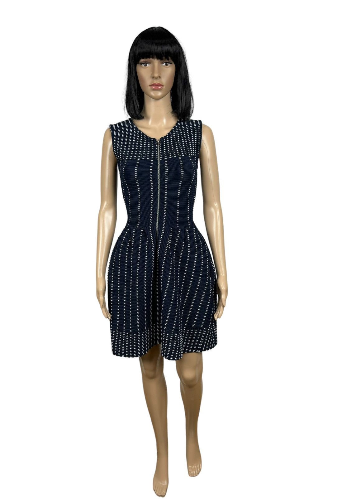 Maje Maje Romuald Striped Jacquard Mini Dress size 1 Size S / US 4 / IT 40 - 2 Thumbnail