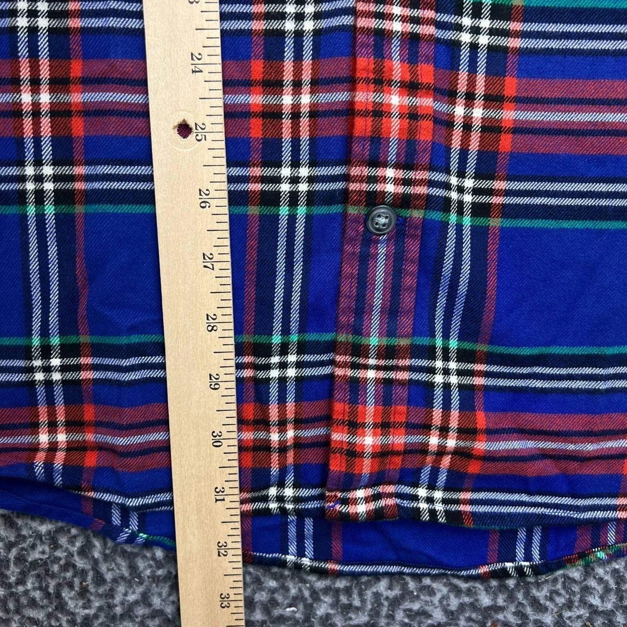 Lands' End Lands' End Button Down Shirt Men Flannel Plaid Cotton XL Size US XL / EU 56 / 4 - 5 Thumbnail