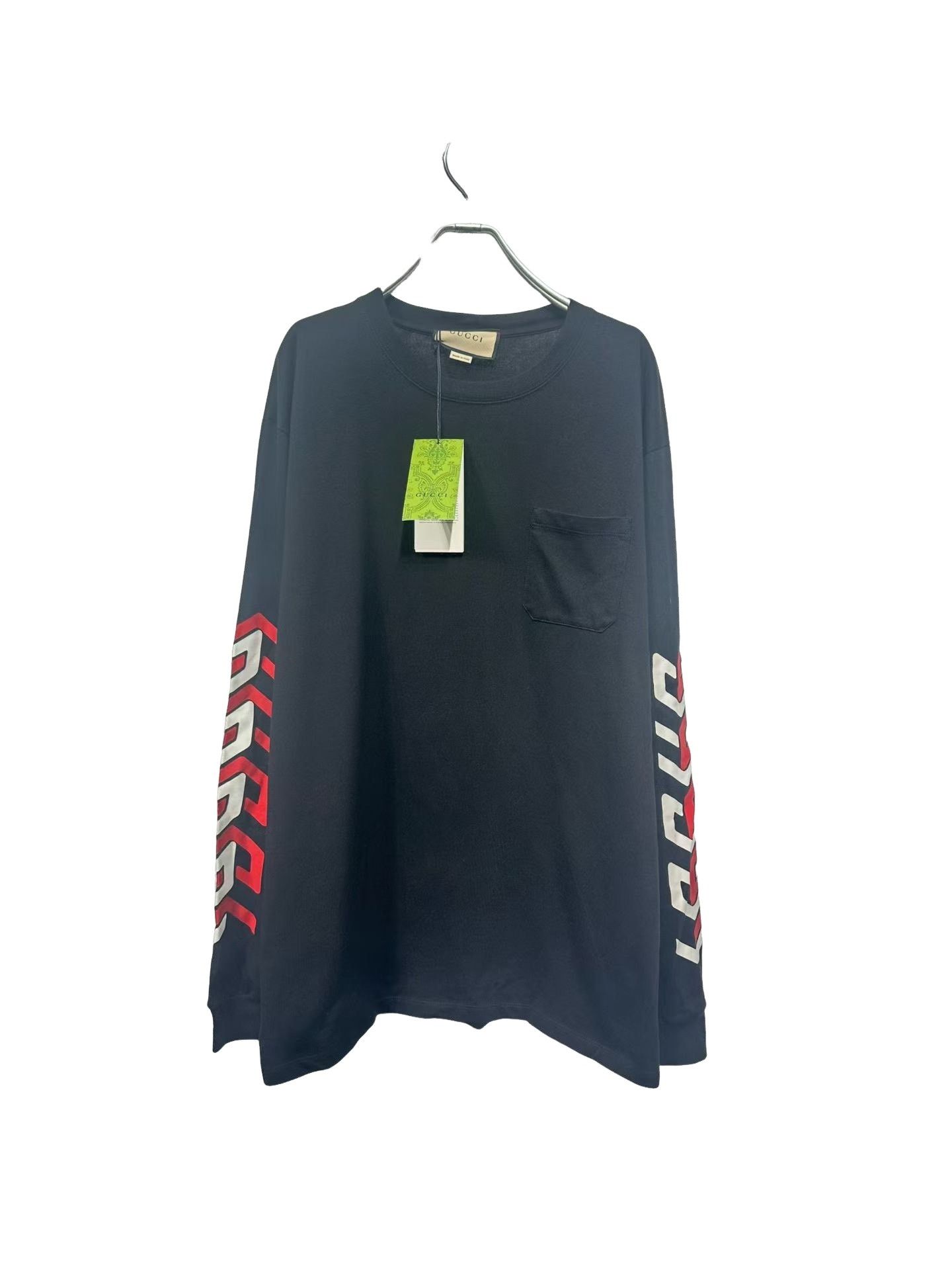 Gucci Gucci Graphic Arm Logo Pocket Sweatshirt US M Size US M / EU 48-50 / 2 - 1 Thumbnail