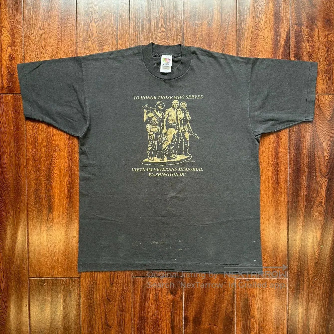 90s Vintage Military Graphic Tee.