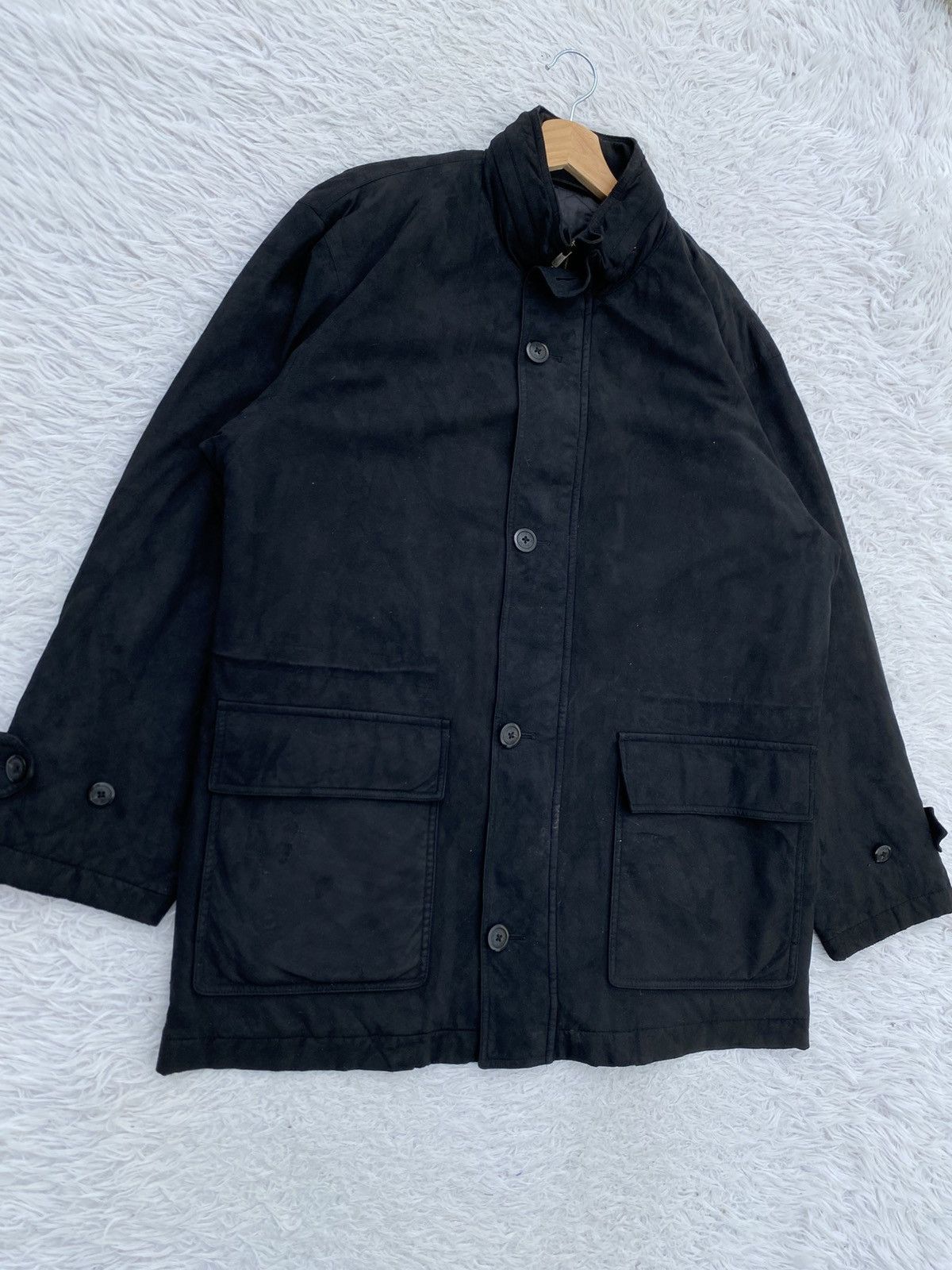Burberry Rare Vintage 90s Burberry Black Jacket Size US L / EU 52-54 / 3 - 2 Thumbnail