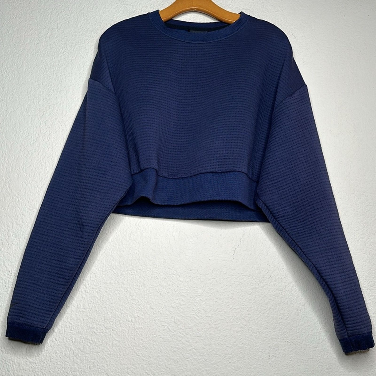 Nike Women's Nike Sportswear City Ready Cropped Sweatshirt Blue M Size M / US 6-8 / IT 42-44 - 7 Thumbnail