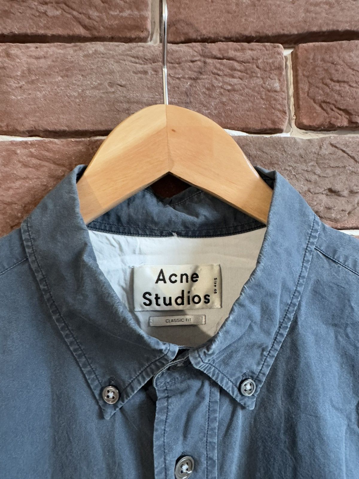 Acne Studios AW13 Acne Studios Isherwood Button Up Shirt 46 POP Size US S / EU 44-46 / 1 - 3 Thumbnail