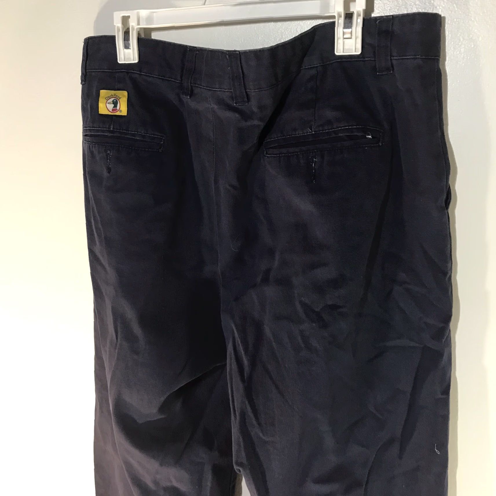 Vintage VINTAGE Duckhead Men's Pants Size 38x30 Cotton Khaki Pleated Straight Fit Casual Workwear Size US 38 / EU 54 - 4 Thumbnail