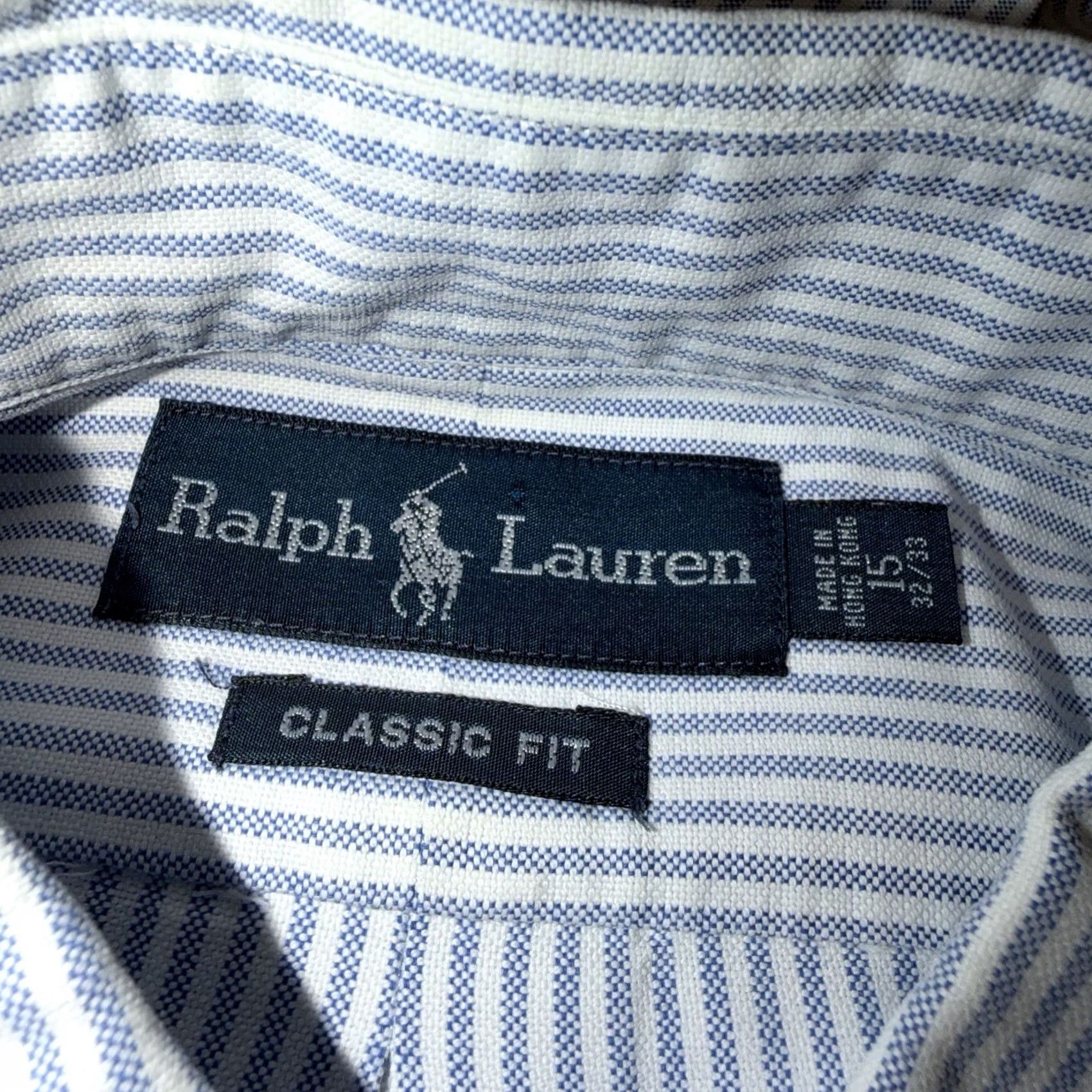 Ralph Lauren Ralph Lauren Button Down Shirt Men’s 15 32/33 Classic Fit Striped Blue White Lot of 3 Size US M / EU 48-50 / 2 - 4 Thumbnail
