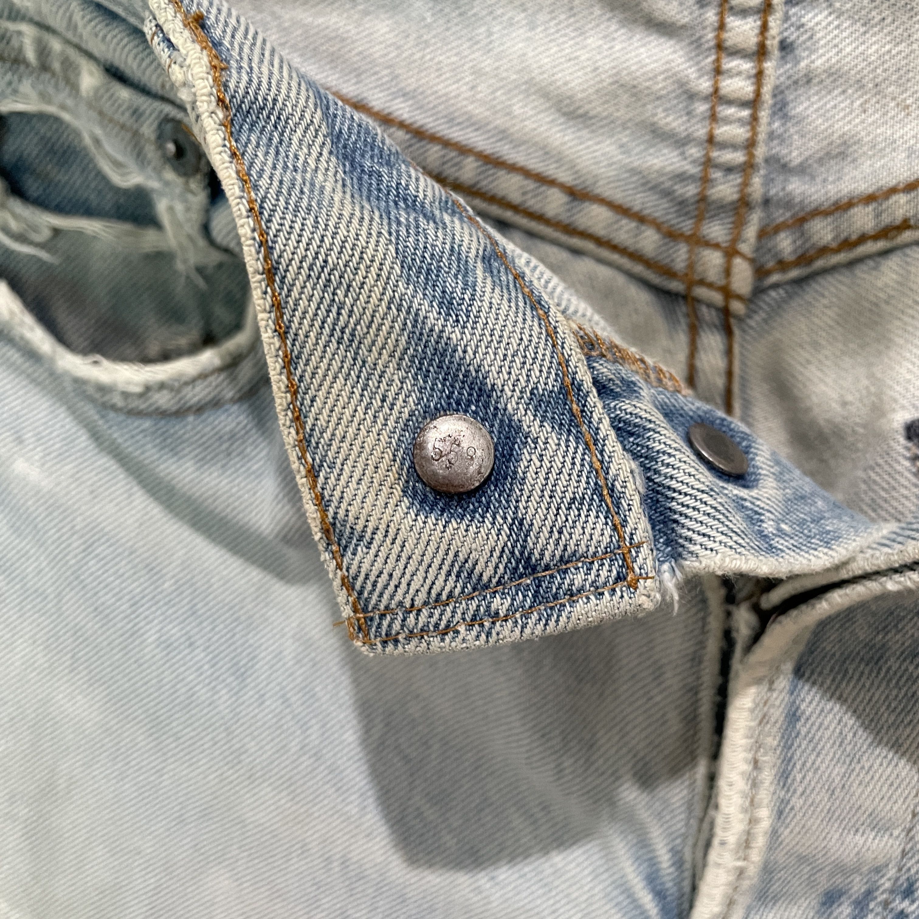 Levi's Rare Vintage 80s Levi's 501 Redline Selvedge Size US 28 / EU 44 - 4 Thumbnail