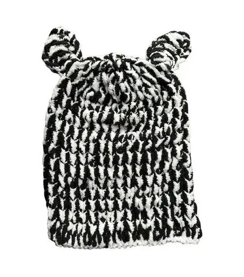 Japanese Brand Handmade Knitted Balaclava Ski Mask Panda Bear Animal Style Size ONE SIZE - 3 Thumbnail