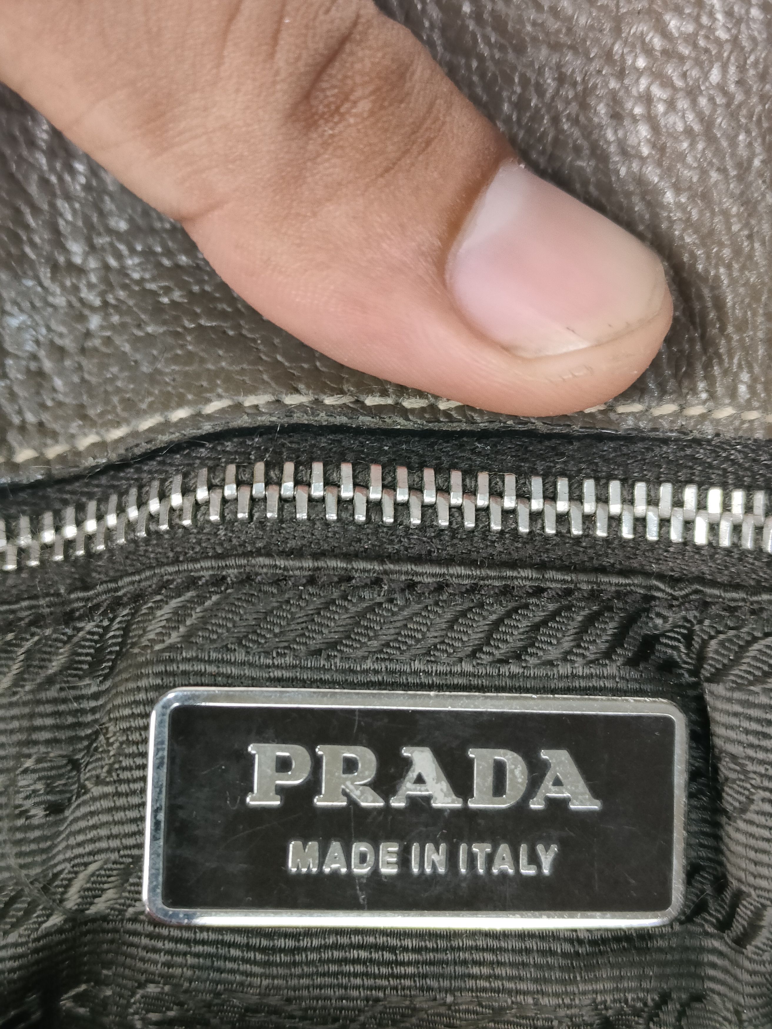 Prada Prada Canvas and Leather Hand Bag Size ONE SIZE - 7 Thumbnail