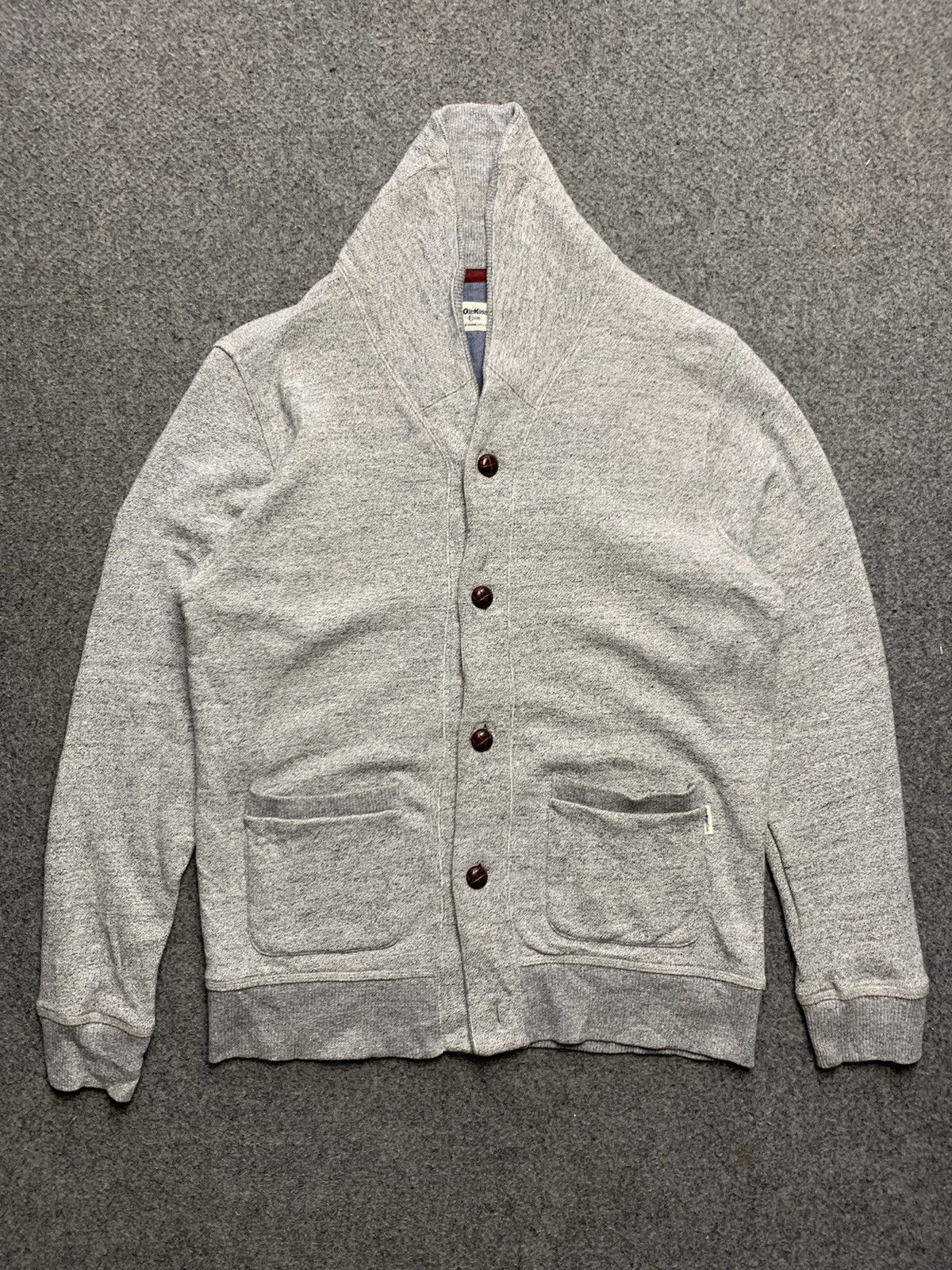 image of Oshkosh Classics Cardigan in Grey, Men's (Size Large)