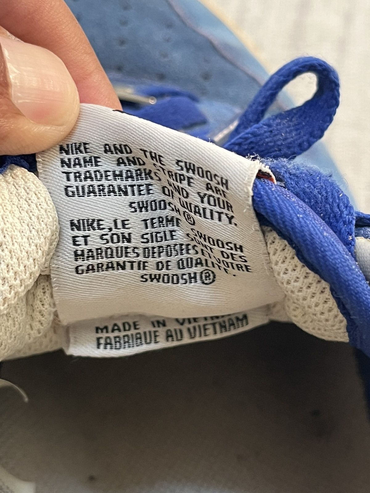 Nike Vintage 80s nike air force 1 blue shoes Size US 9 / EU 42 - 8 Thumbnail