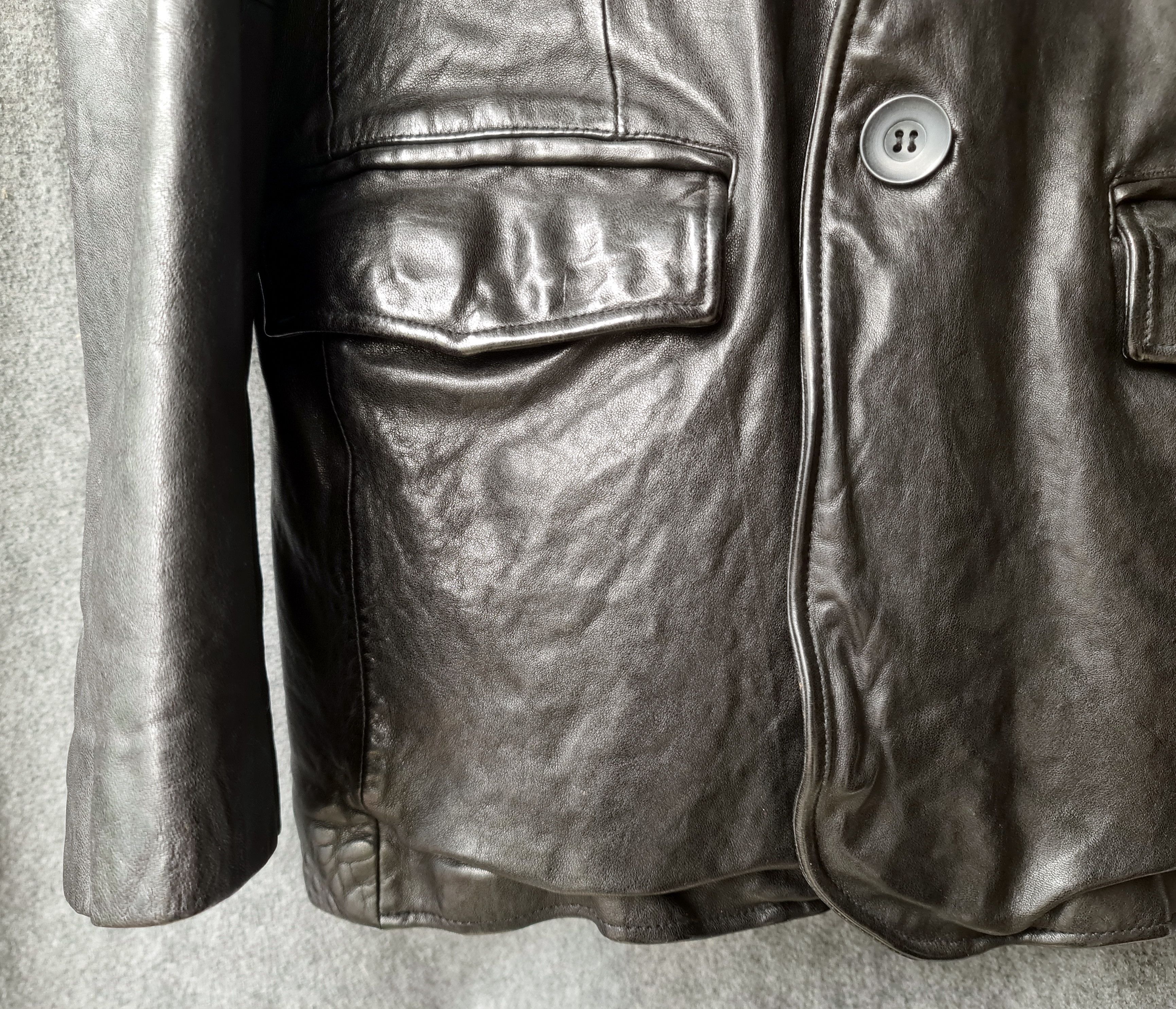 Italian Designers D&G Leather Jacket or Leather Blazer Size US L / EU 52-54 / 3 - 6 Thumbnail