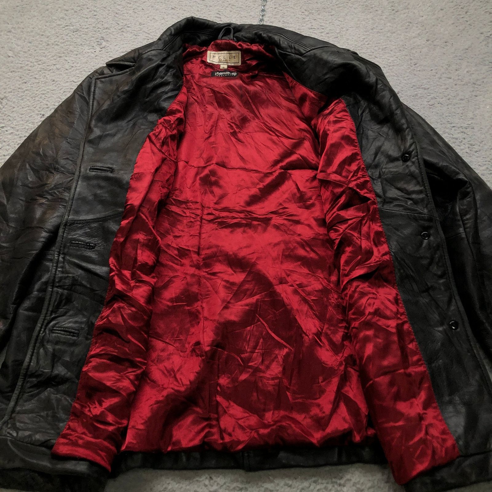 Other Vintage Pelle Studio Thinsulate Leather Jacket Womens XL Size XL / US 12-14 / IT 48-50 - 7 Thumbnail