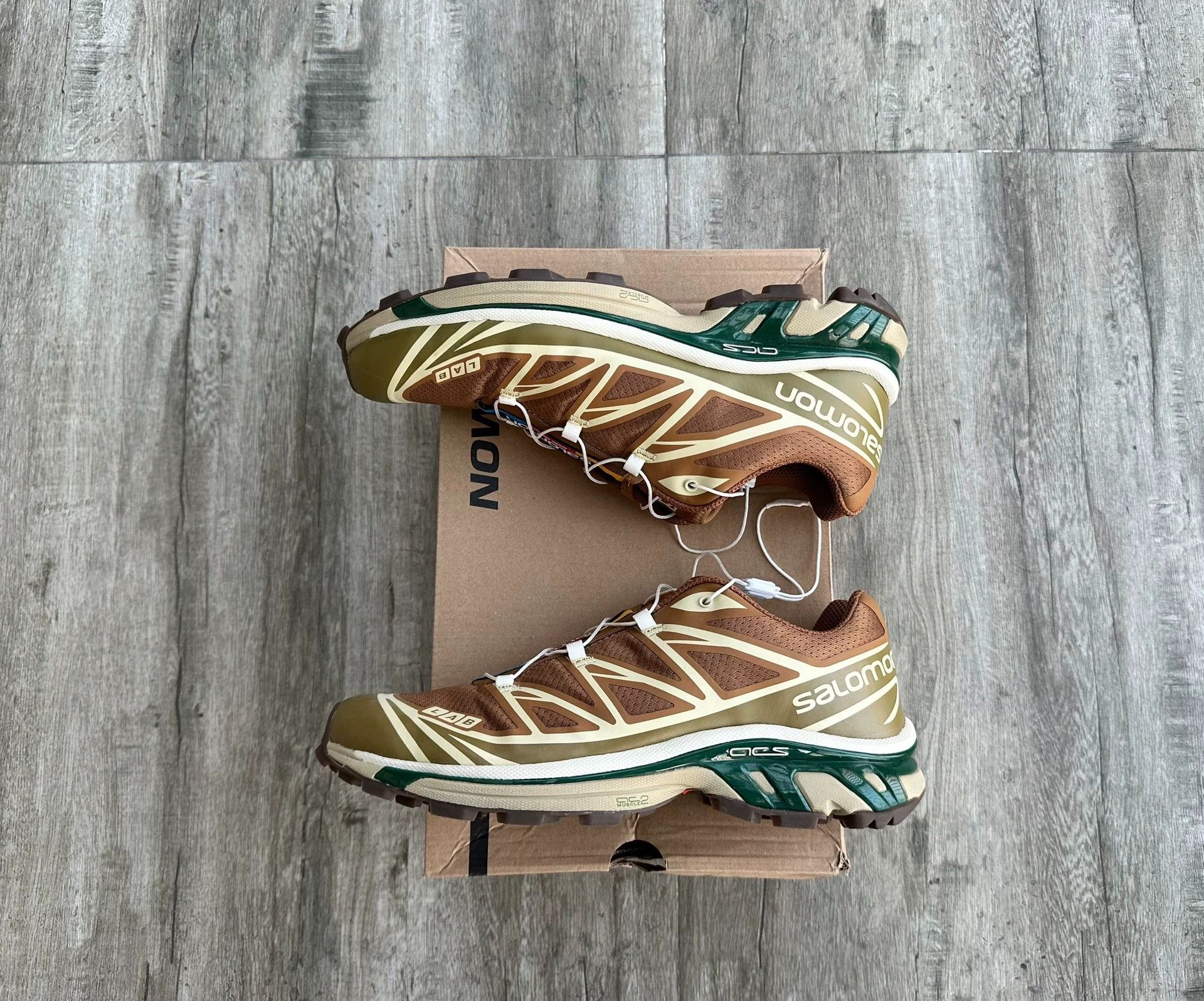 Salomon SALOMON XT-6 Brown 43 Worn Size US 10 / EU 43 - 3 Thumbnail