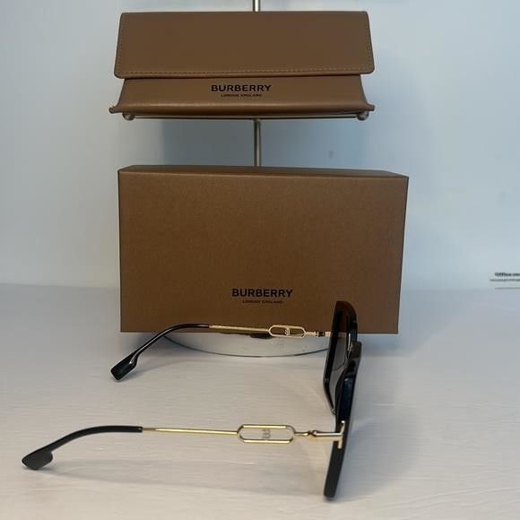 Burberry Burberry Luna BE4332F 30018G Sunglasses Women's Black/Grey G Size ONE SIZE - 6 Thumbnail