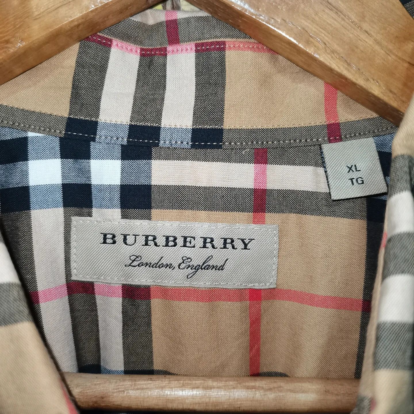 Burberry Burberry jameson short sleeve vintage check shirt 🔥 Size US XL / EU 56 / 4 - 5 Thumbnail