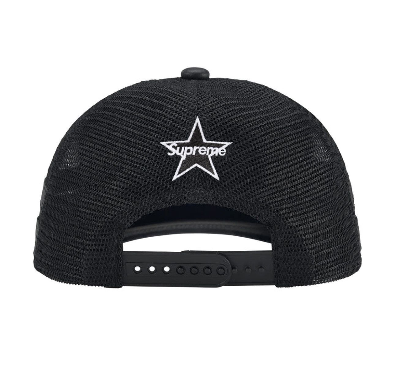 Supreme Vanson Leather Mesh Back Hat Cap 6 Panel