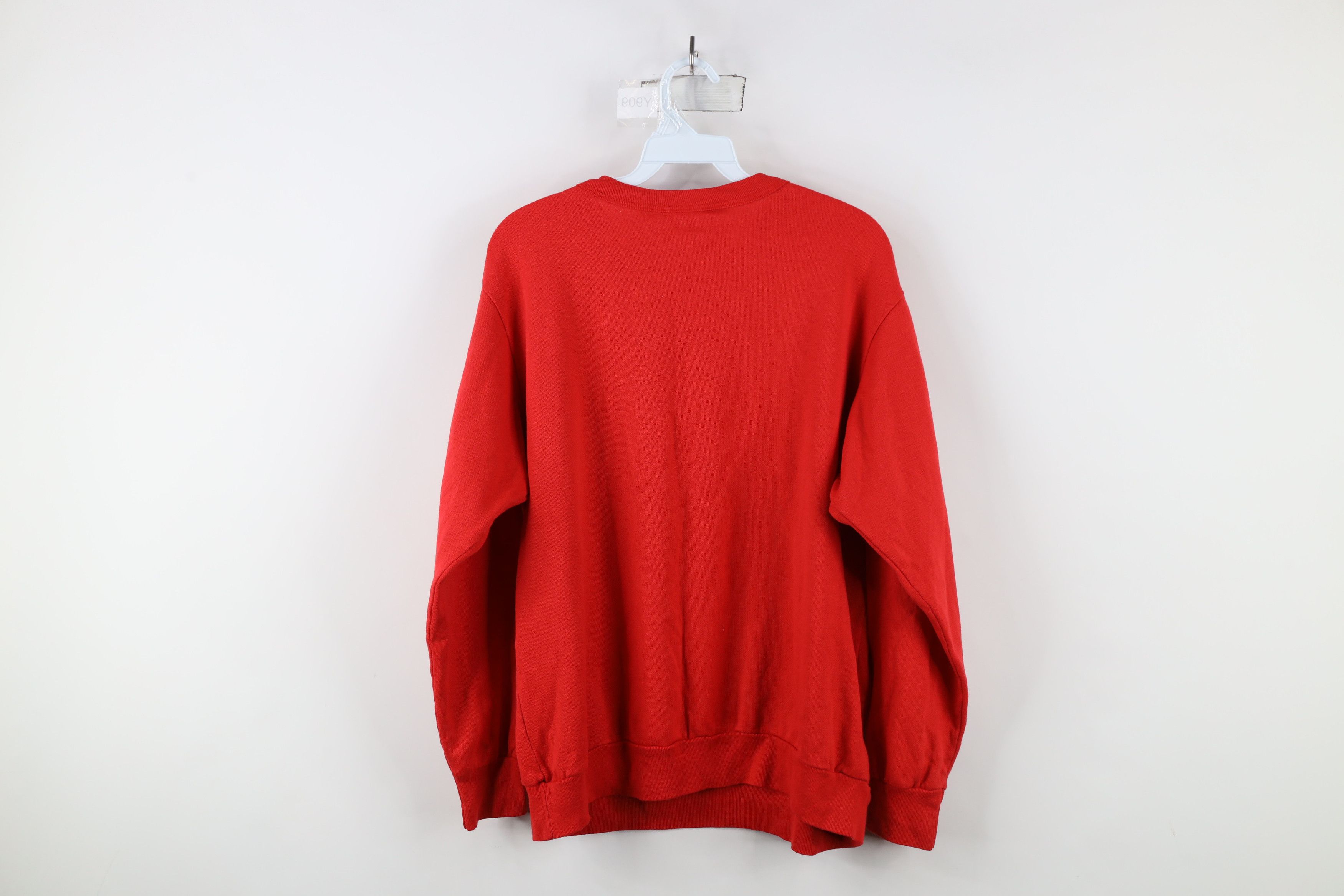 Vintage Vintage 90s Streetwear Grandma Flower Heart Sweatshirt USA Size L / US 10 / IT 46 - 11 Thumbnail