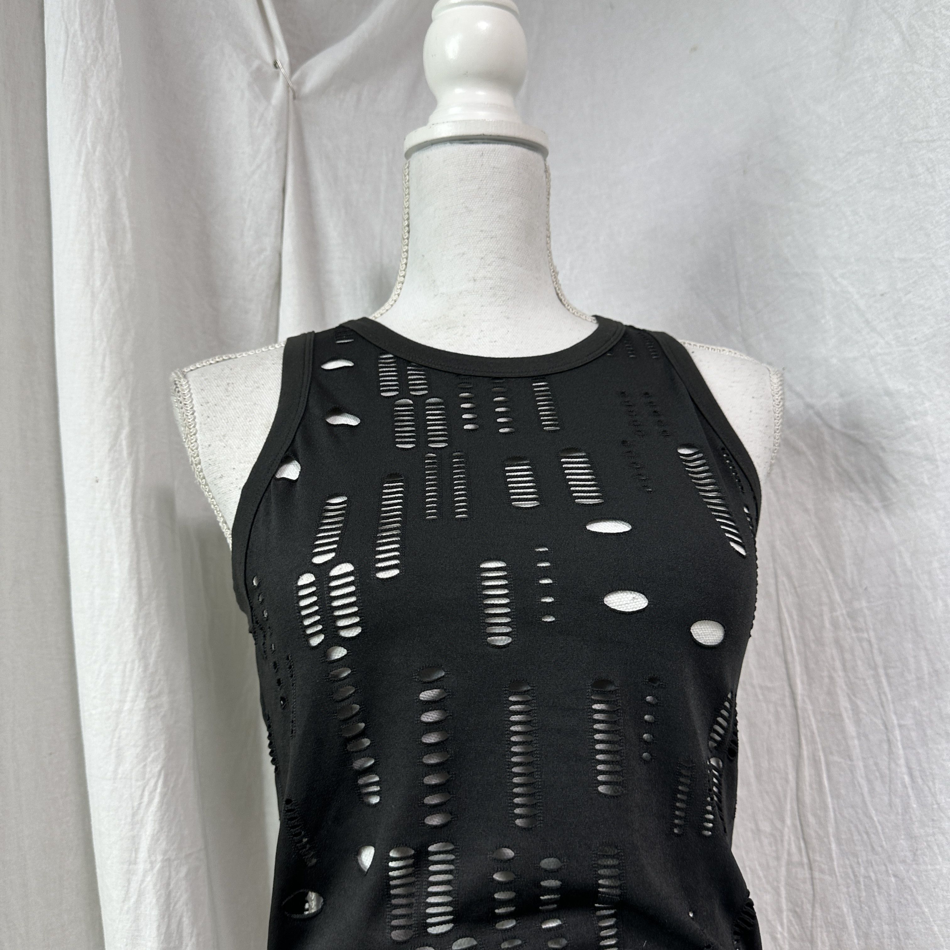 Vintage Vintage Avant Garde Grunge Distressed Top Y2K Size S / US 4 / IT 40 - 4 Thumbnail