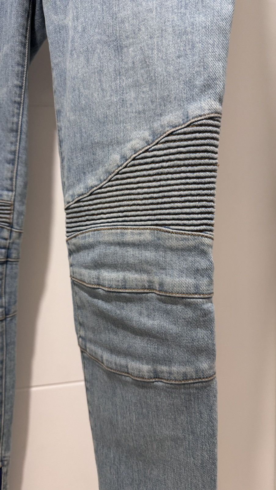 Balmain Balmain Women’s Zippered Biker Jeans Size 26" / US 2 / IT 38 - 4 Thumbnail
