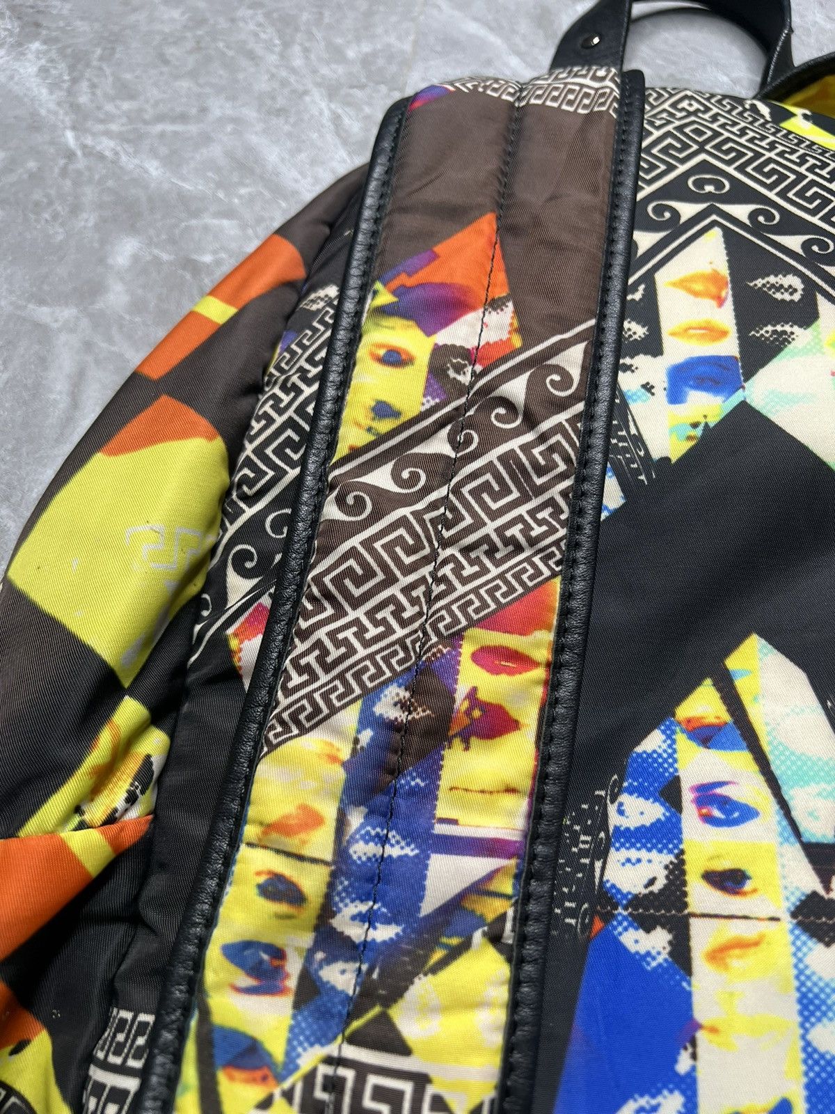 Versace × Versus Versace Versus Versace Printed Backpack Size ONE SIZE - 4 Thumbnail