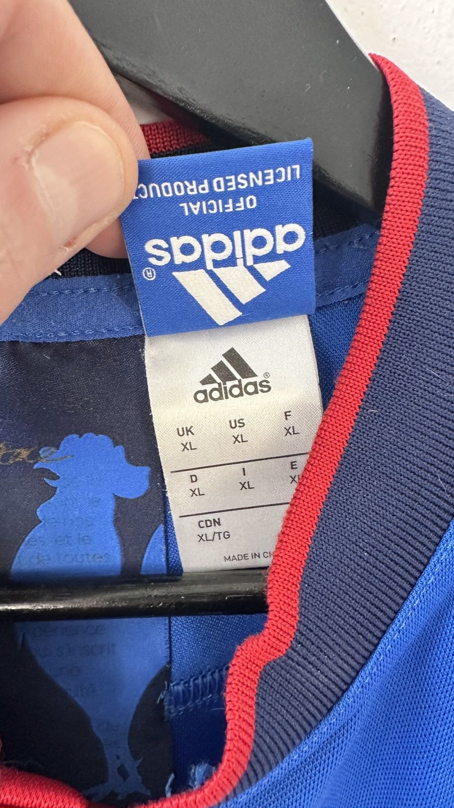 Adidas Adidas France Rugby World Cup 2015 Jersey FFR National Team Size US XL / EU 56 / 4 - 8 Thumbnail