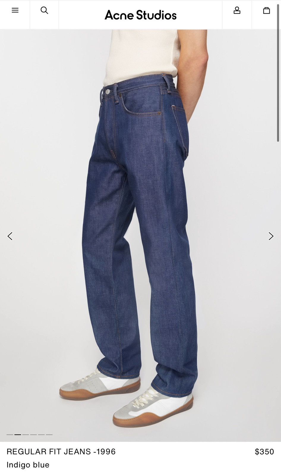 Acne Studios Acne Studios jeans - 1996 Size US 31 - 5 Thumbnail