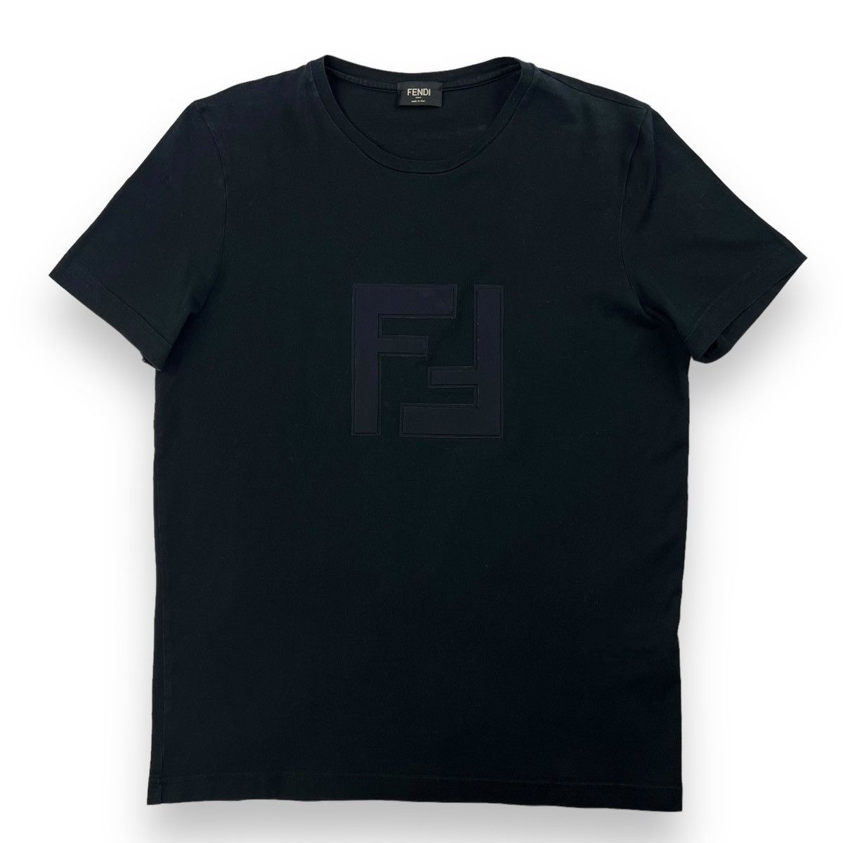 Fendi Fendi FF Black T Shirt Size US XS / EU 42 / 0 - 2 Thumbnail
