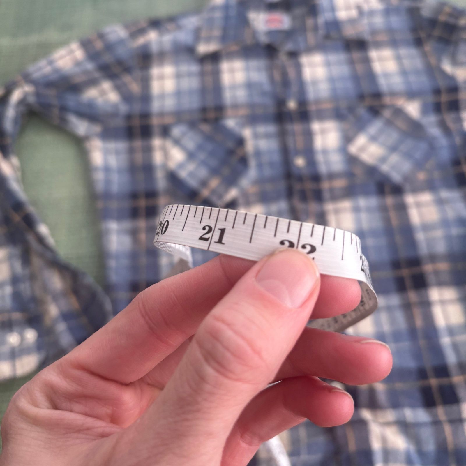 Dickies × Vintage 1980s dickies cotton plaid mens button up flannel shirt Size US L / EU 52-54 / 3 - 7 Thumbnail