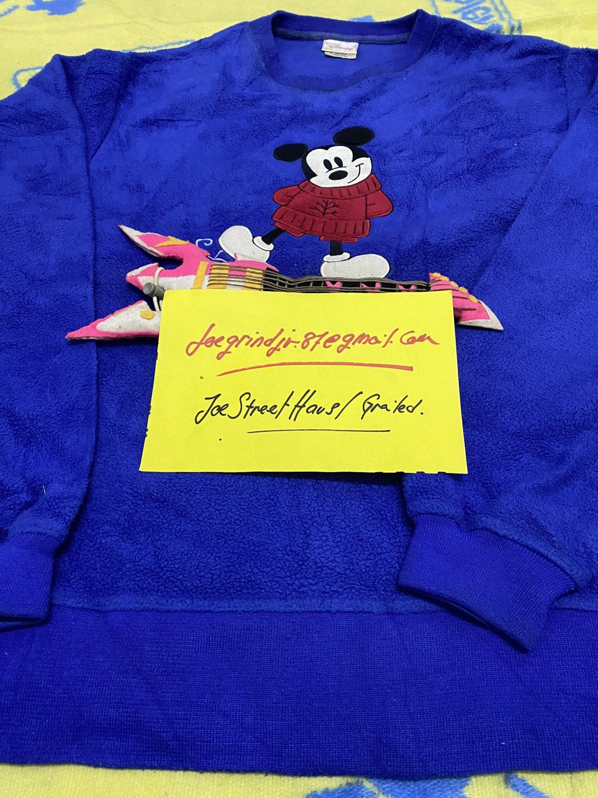 Disney × Mickey Mouse Vintage Embroidered Micky Mouse by Disney Store Size US M / EU 48-50 / 2 - 11 Thumbnail