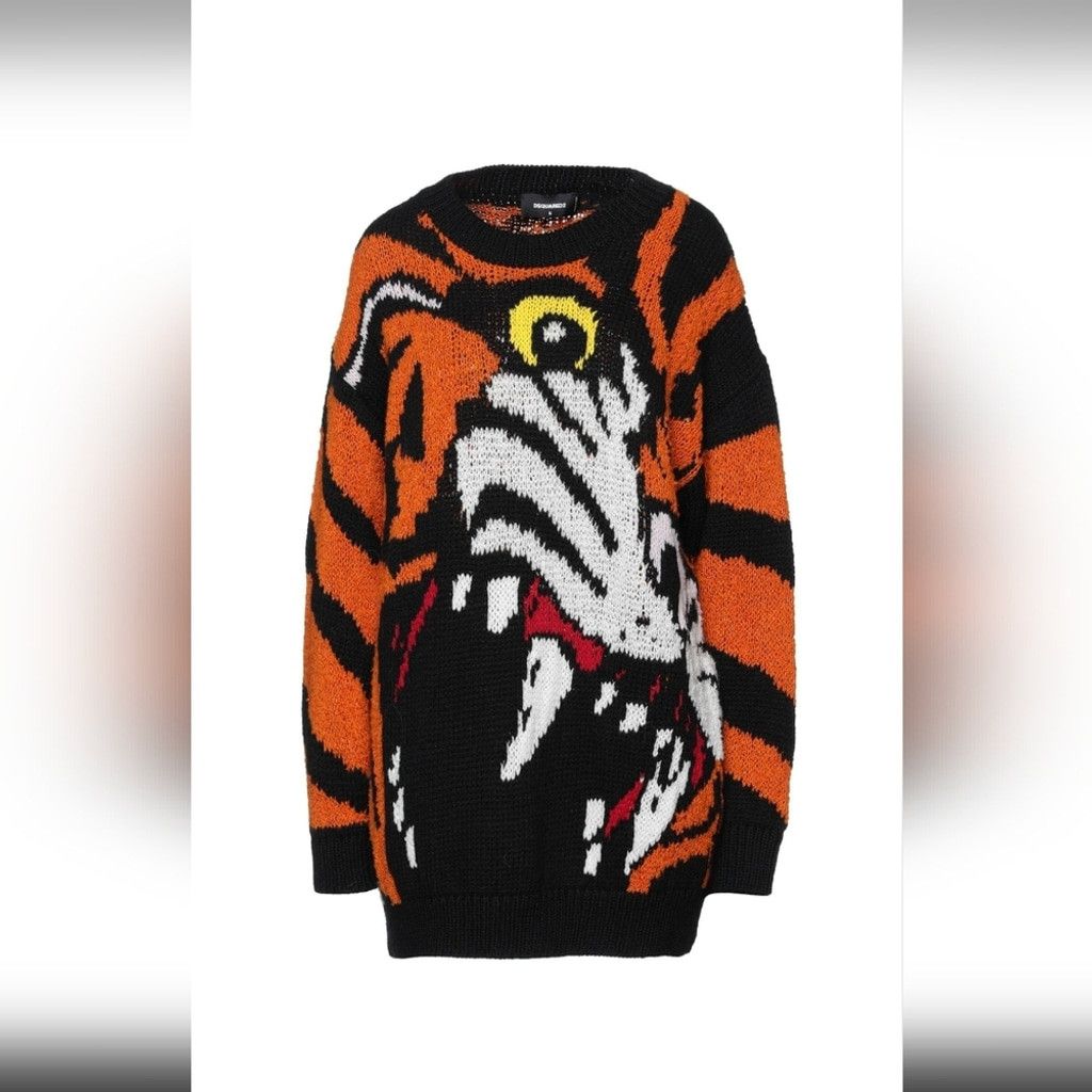 Dsquared2 DSquared2 Tiger Sweater Size XS / US 0-2 / IT 36-38 - 1 Thumbnail