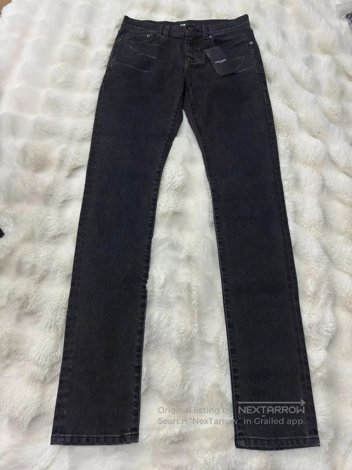 Saint Laurent Paris Saint Laurent SLP D10 Brush Glue Jeans. Size US 29 - 1 Thumbnail