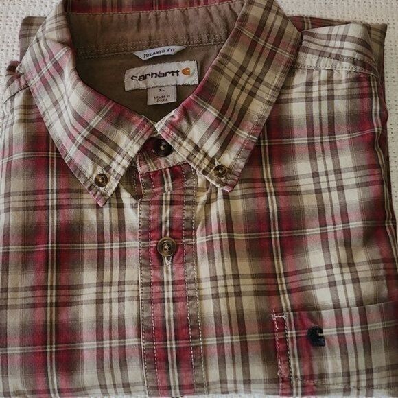 Carhartt Carhartt Relaxed Fit Embroidered Pocket Casual Button Down L Size US XL / EU 56 / 4 - 14 Thumbnail