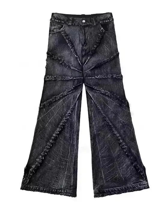 Japanese Brand Y2k Retro Oversized Punk Retro Hip Hop Jeans Size US 32 / EU 48 - 1 Thumbnail