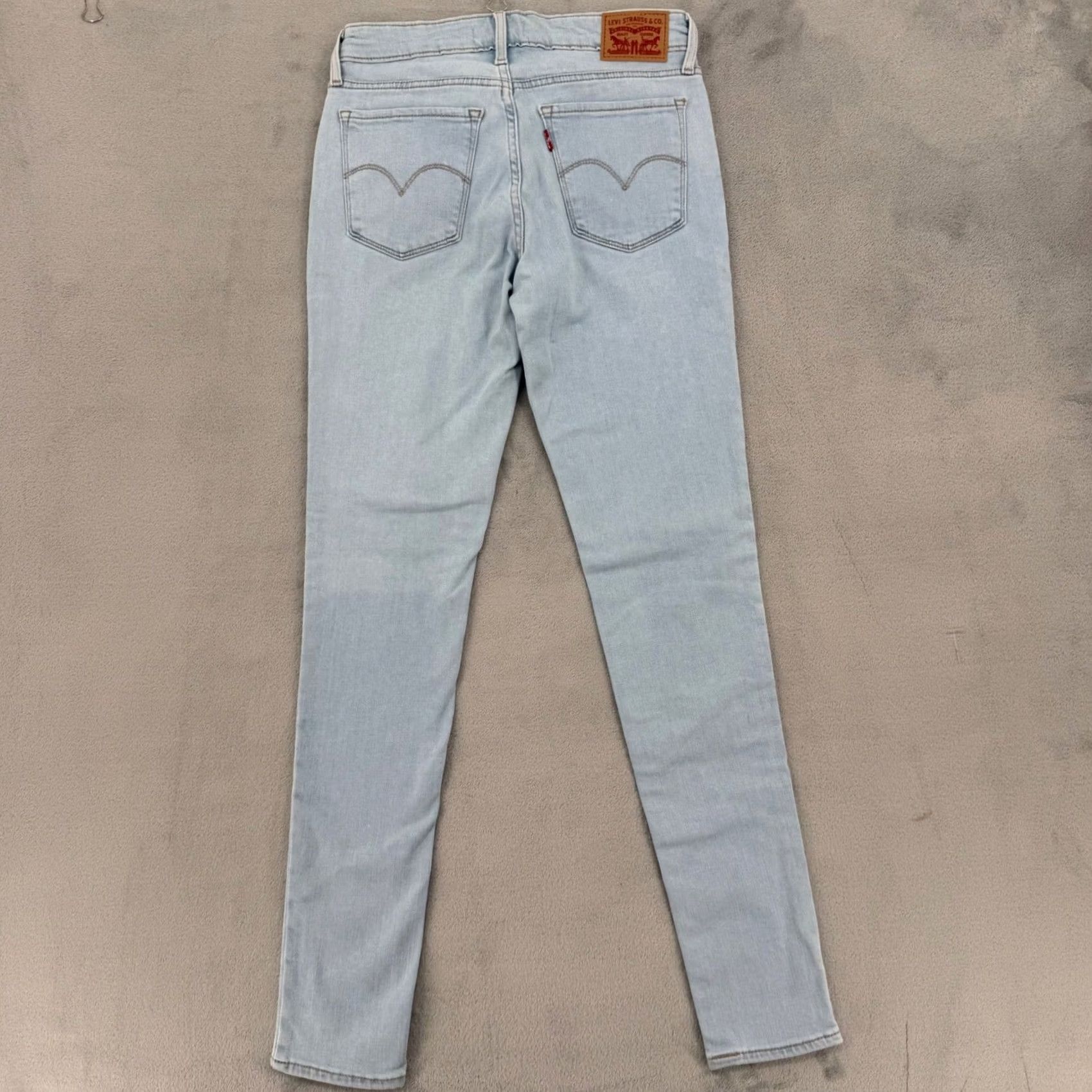 Levi's Levi's 711 Skinny Jeans Light Wash Blue Mid Rise Denim Women's W26 L32 Size 26" / US 2 / IT 38 - 7 Thumbnail