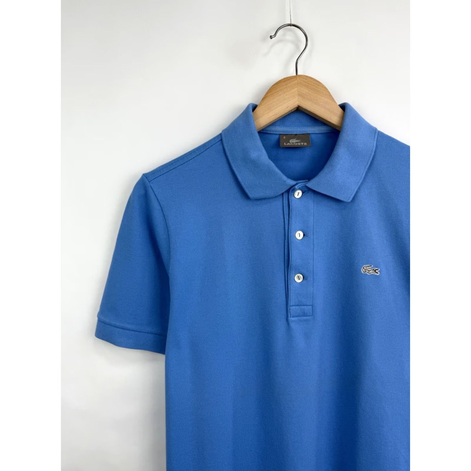 Lacoste 🇫🇷 Lacoste Limited Gray Crocodile Polo Shirt Made in France size M Blue Size US M / EU 48-50 / 2 - 3 Thumbnail