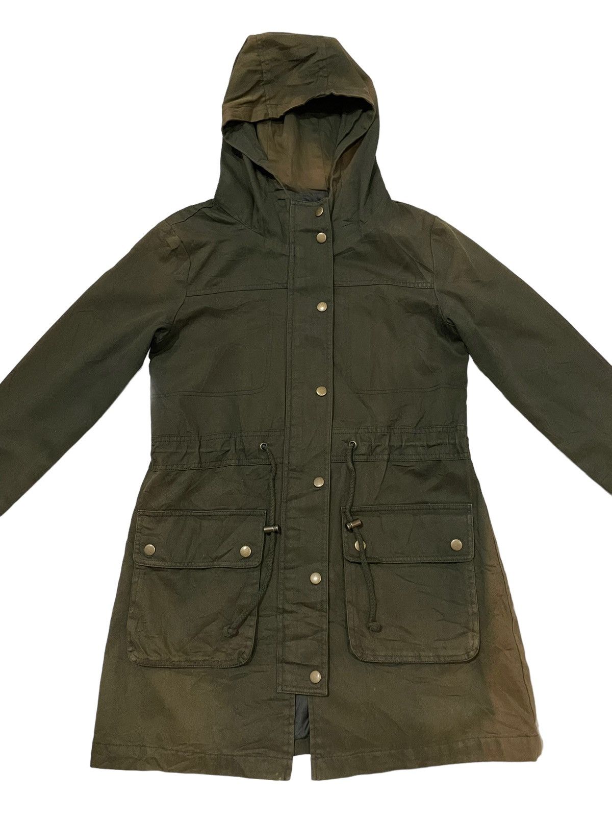 Japanese Brand × Le Grande Bleu (L.G.B.) Image Faded Two Tone Zip-up Hooded Punk Parka Jacket Size US S / EU 44-46 / 1 - 10 Thumbnail