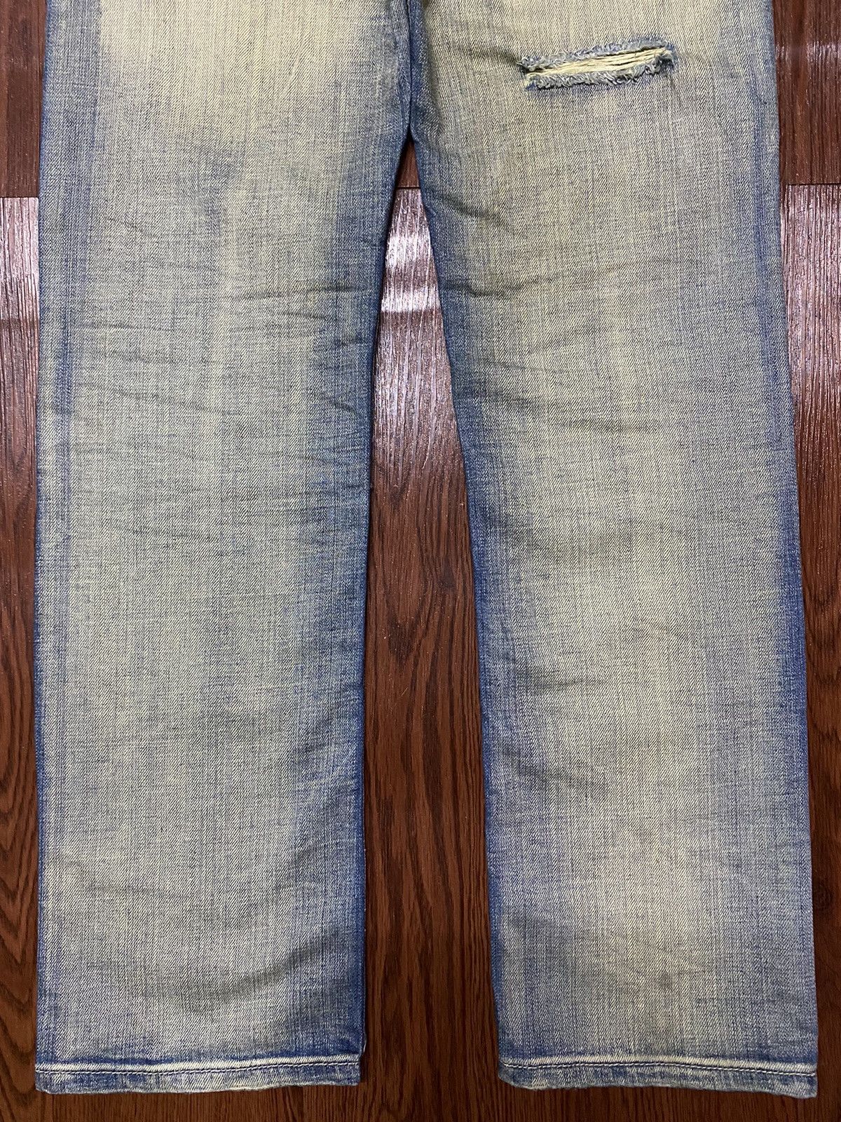 Hysteric Glamour Vintage Japanese Brands Blue Faded Wash Distressed Jeans Size US 29 - 6 Thumbnail